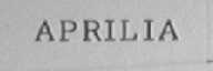APRILIA