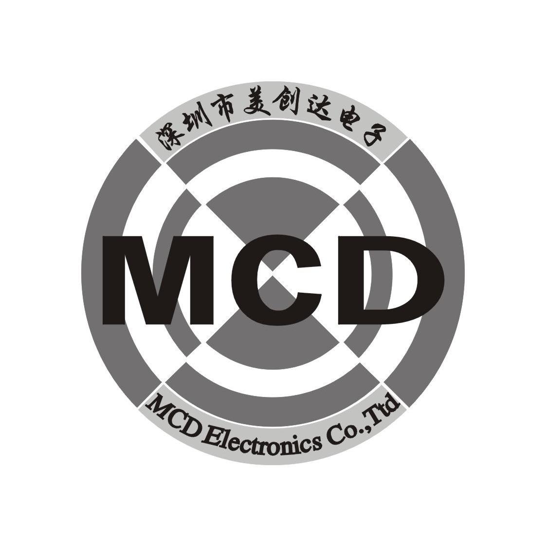 深圳市美创达电子 MCD MCDELECTRONICS CO.，TTD