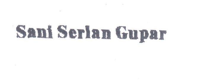 SANI SERLAN GUPAR