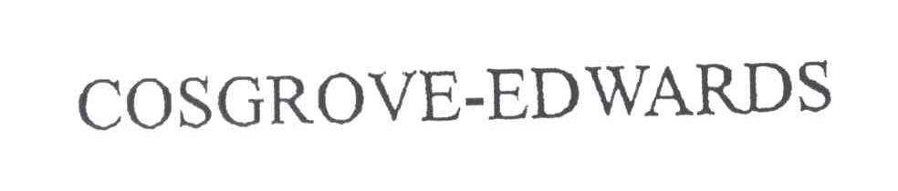 COSGROVE-EDWARDS