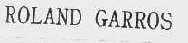 ROLAND GARROS