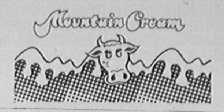 MOUNTAIN CREAM LABEL