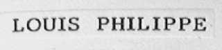 LOUIS PHILIPPE