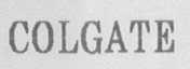 COLGATE