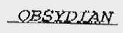 OBSYDIAN