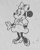 小米老鼠  DRAWING OF MINNIE MOUSE