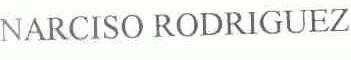 NARCISO RODRIGUEZ