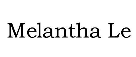 MELANTHA LE