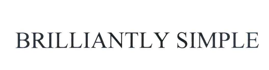 BRILLIANTLY SIMPLE