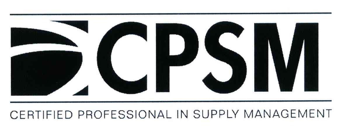 CPSM CERTIFIED PROFESSIONAL IN SUPPLY MANAGEMENT