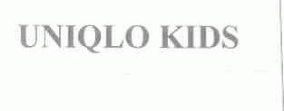UNIQLO KIDS