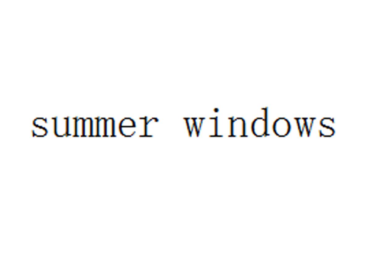 SUMMER WINDOWS