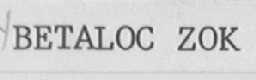 BETALOC ZOK