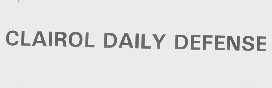 CLAIROL DAILY DEFENSE