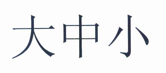 大中小