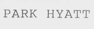PARK HYATT