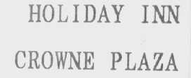 HOLIDAY INN CROWNE PLAZA