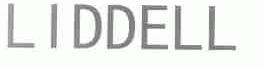 LIDDELL