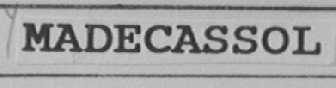 MADECASSOL