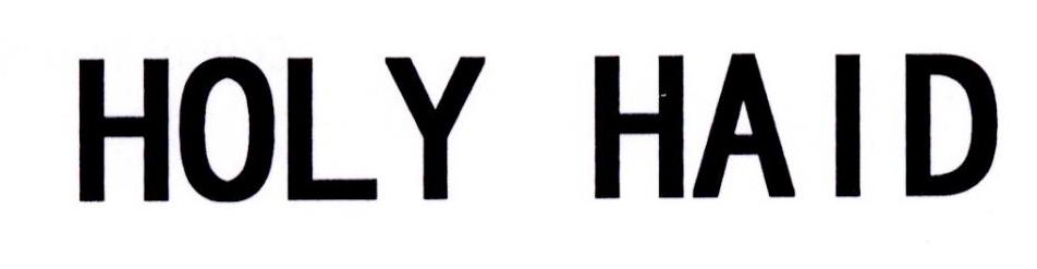 HOLY HAID