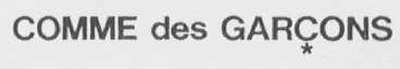COMME DES GARCONS