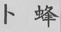 卜蜂