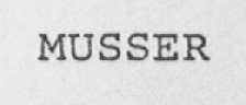 MUSSER