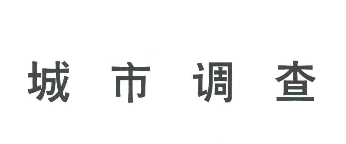 城市调查