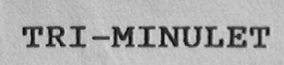 TRI-MINULET