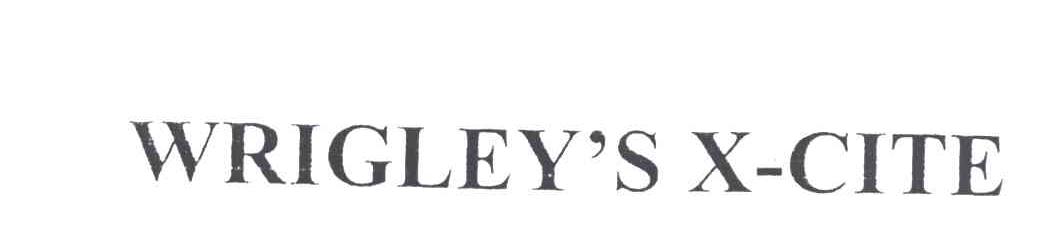 WRIGLEY'S X CITE