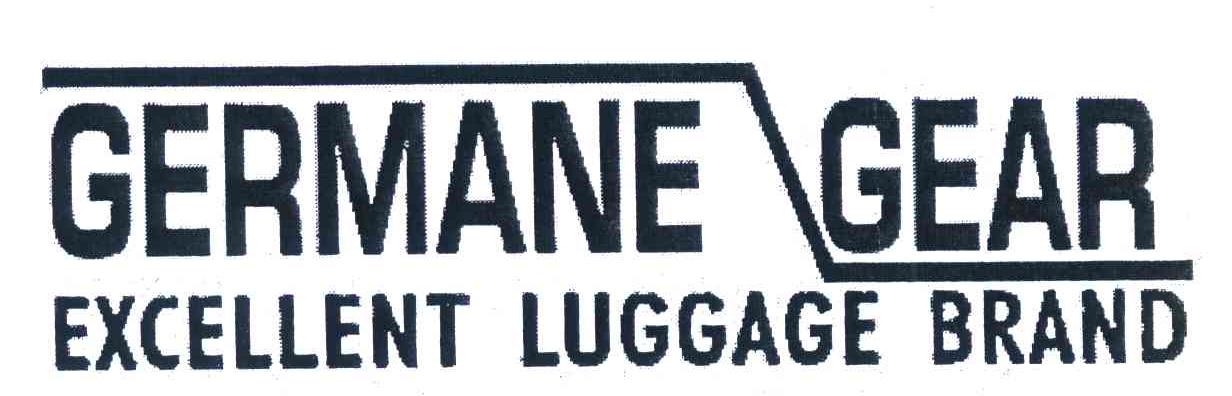 GERMANE GEAR EXCELLENT LUGGAGE BRAND