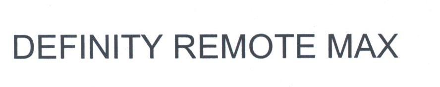DEFINITY REMOTE MAX