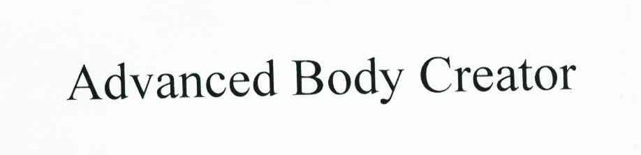 ADVANCED BODY CREATOR