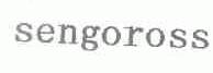 SENGOROSS