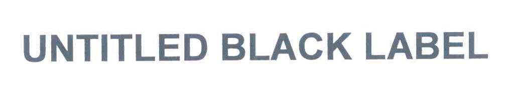 UNTITLED BLACK LABEL