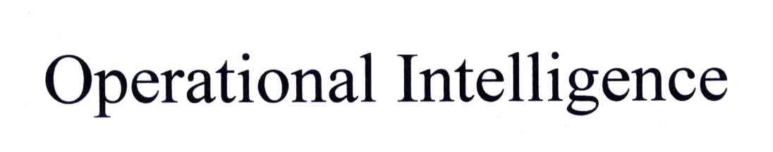 OPERATIONAL INTELLIGENCE