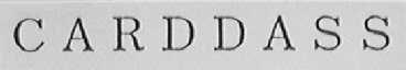 CARDDASS