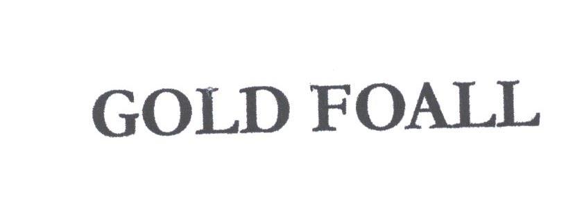 GOLD FOALL