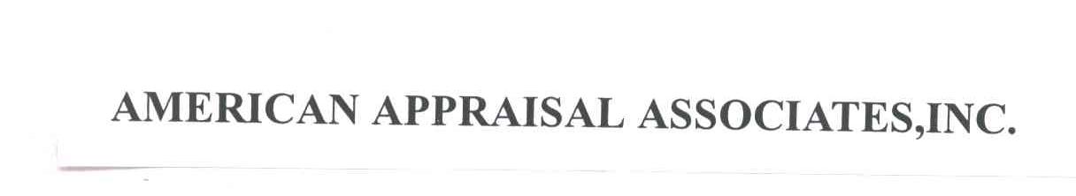 AMERICAN APPRAISAL ASSOCIATES，INC.