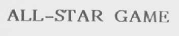 ALL-STAR GAME