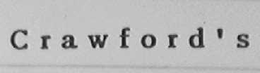 CRAWFORD&rsquo;S