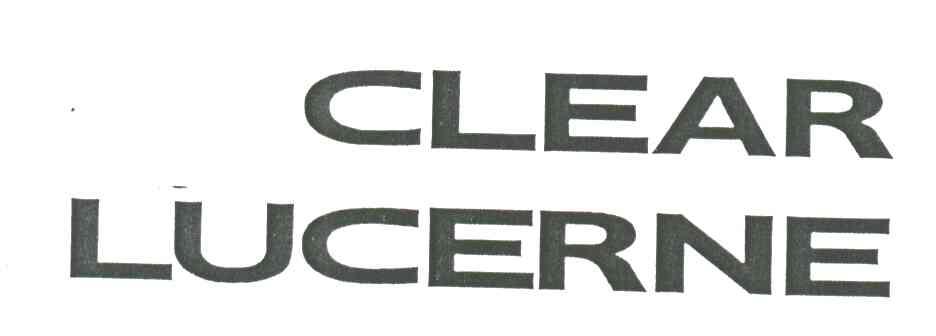 CLEAR LUCERNE