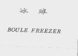 冰球   BOULE FREEZER
