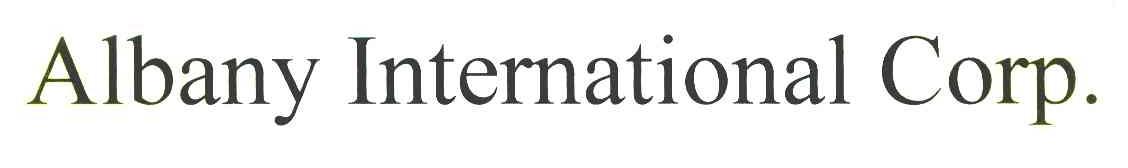 ALBANY INTERNATIONAL CORP.