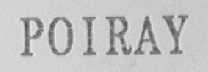 POIRAY
