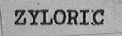 ZYLORIC