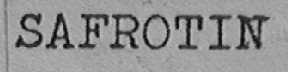 SAFROTIN