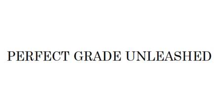 PERFECT GRADE UNLEASHED