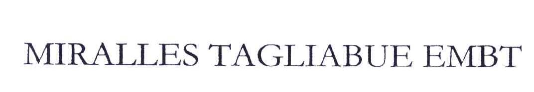 MIRALLES TAGLIABUE EMBT