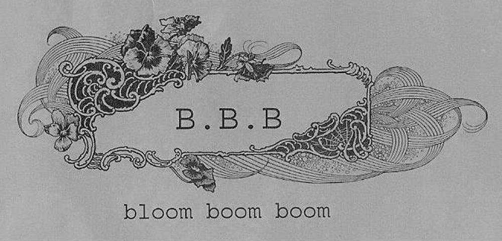 BLOOM BOOM BOOM BBB
